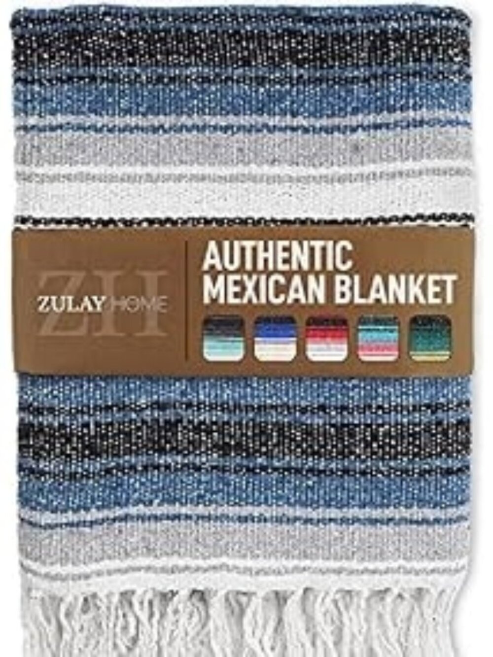 Authentic Serape Extra Large Handwoven Mexican Blanket